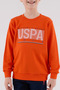 4-15 Years Old Licensed Us Polo Assn Boys Team-Orange - 3
