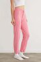Striped Suede Pajama Bottoms - 4