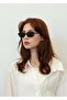 Unisex Rectangular Sunglasses Black Frame Smoked Glass Ejaz C8 - 4