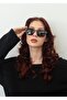 Unisex Rectangular Sunglasses Black Frame Smoked Glass Uv Protection Cabrera C1 - 3
