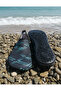 Black and Blue Patterned Non-Slip Sole Sea Shoes - Flexible Beach and Pool Shoes - Sea Booties - 4