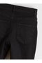Texx Store Quality Lcw Modest Black Denim Straight Super Skinny & Extra Narrow High Waist Narrowest Leg Jeans - 6