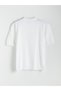 Xside White Polo Collar Men's Knitwear T-Shirt - 6