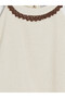 Nevavm Halter Collar Girls' Linen Blend Dress with a Difference - 4