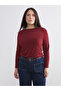 Lcw Everyday Plum Boat Neck Gathered Blouse - 2
