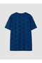 Lcw Kids Blue Printed Boys' Shorts Pajama Set - 5