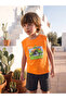 Nevavm Dinosaur Printed Boys' Undershirt with a Difference