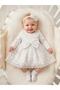 Baby Girl Mevlütlük Dress with Bandana and Lace, Newborn Hospital Release 100% Cotton Wedding Dress Evening Dress 4030
