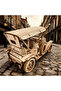 WHITE DIY Vintage Classic Car Model Kit 3D Puzzle Construction Fun Set Wooden Building Blocks New Ye - 3
