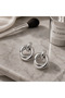 Modern Couple Look Hoop Earrings - 4