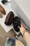 Women's woven bag black woven - 3