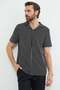 Striped Corduroy Short Sleeve Shirt - 6
