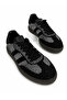 Women's Silver Black Stone Sports Shoes Comfortable Sole Casual Shoes Tiyone - 2