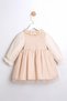 2-5 Years Old Mommy's Love Girl's Dress-Powder - 2