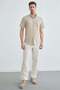 Tie-Waist Linen Look Trousers - 3