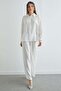 Basic Buttoned Casual Crinkle 2-Piece Set - 2