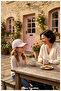 100% Cotton, Hat with Stone Accessories for Young Girls (Ages 9-15) (Size 53-56 cm) - 2