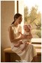 Breathable, Frill-Free and Ruffled Summer Hat for Babies - Adorable Face Detail (0-18 Months) (Size 43-46 cm) - 6