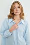Basic Single Pocket Oversize Shirt - 5