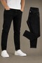 Men's Black Slim Fit Lycra Stretchy Jeans Jeans