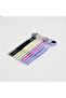 10pcs/Box Dental Double Sided Mouth Mirrors With Handle Random Colors Autoclavable Surface Exam R... - 2
