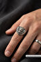 Special Design Masculine Adjustable Men's Ring with Lion Figure - 2