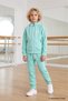 Boy's Scuba Atheletic Raglan Sleeve Hooded Diving Fabric Tracksuit Set Esf7028