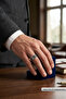 Geometric Crowbar Design Special Design Masculine Adjustable Men's Ring - 2
