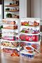 12 Pieces Picnic Camping Travel Storage Box| White Rectangular Storage Box - 2