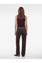 Color Contrast Layered Sleeveless Crew Neck Knitwear Sweater - 3