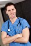 Dr Greys Terikoton Parliament Blue Doctor Nurse Uniform Medical Uniform Surgical Suit Thin Fabric - 4