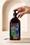 Liquid Soap Dispenser |   Faces and Envelopes |   500 ml |   Amber Glass Bottle |   Art Series |   Faces - 2