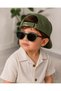 Unisex Green Red Baby Sunglasses for Children from 0 to 4 Years Old with Polarized Glass Lenses - 4