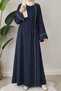 Eslem Biyeli Ferace Navy Blue - 3