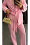 Belted Jacket Trouser Suit - 4