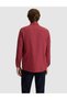 Burgundy Flannel Textured Slim Fit Long Sleeve Shirt 50316751-Vr014 - 5