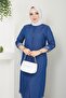 Women's Double Denim Suit with Trousers - 4