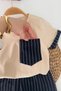 My Little Boy's Striped Shorts Set of 2 for Boys - Cream - 3