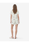 Crew Neck Short Sleeve Relaxed Fit Shorts Pajama Set - 4
