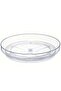 Lazy Susan Rack Organizer, 360 Degree Rotating Round Lazy Susan Turntable for Cabinet, Clear - 8