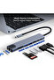 Usb 8 In 1 Type C 3.1 To 4K HDMI-compatible Hub Adapter With RJ45 SD/TF Card Reader PD Fast Charg... - 2