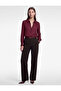 Crepe Fabric Buttoned Classic Collar Long Sleeve Shirt - 3