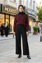 Velcro Trousers-Black - 3