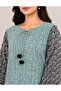 Women’s Geometric Mint Green Printed 3-Piece Suit - 2