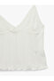 Cotton V-Neck Relaxed Fit Strappy Pajama Top - 7