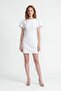 Short sleeve mini bodycon dress for women