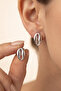 Summer Themed Seashell Model Silver Color 2-Piece Earring Set - 4