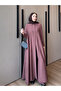 Linen Cupra Tunic Trouser Set Anka261032 - 4