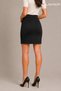 Women's Pencil Black High Waist Skirt Classic Skirt - 6