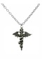 Unisex Necklace with Sword, Bat and Snake Figures – Gothic Power and Mystery Themed Design with 60 cm Chain